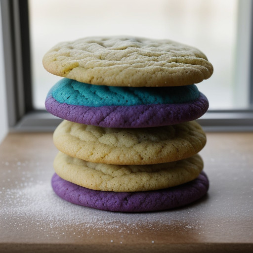 Rainbow Ribbons Refrigerator Cookies recipe image