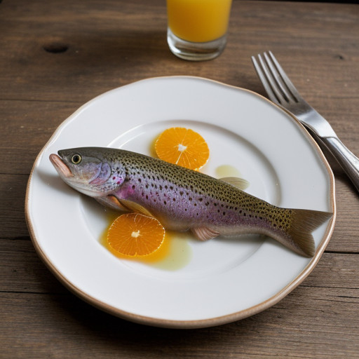 Rainbow Trout With Orange Vinaigrette recipe image