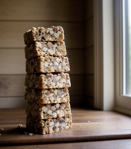 Raisin Nut Cereal Bars recipe image