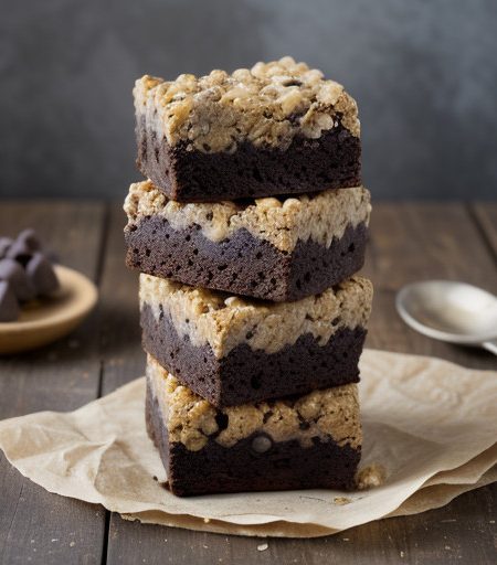 Raisin-Oatmeal Brownies recipe image