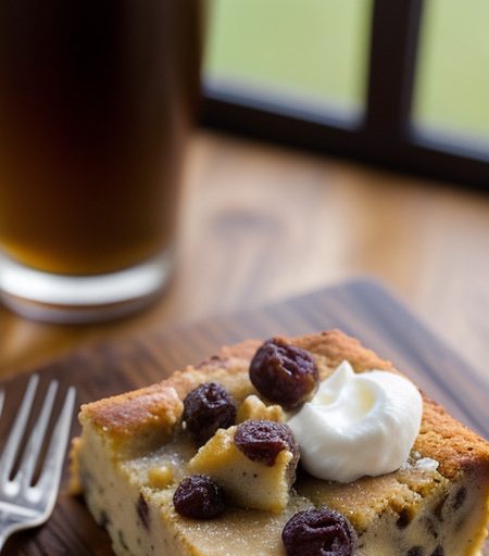 Raisin~ Spice & Hazelnut Bread Pudding recipe image