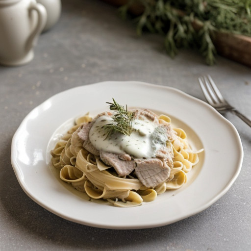 Ranch Noodles With Turkey recipe image