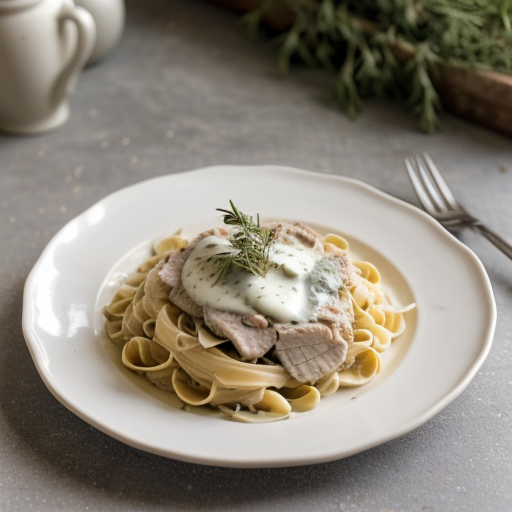 Ranch Noodles With Turkey recipe image