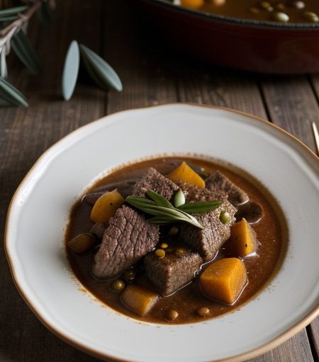 Ranchero Beef Stew - Bon Appetit recipe image