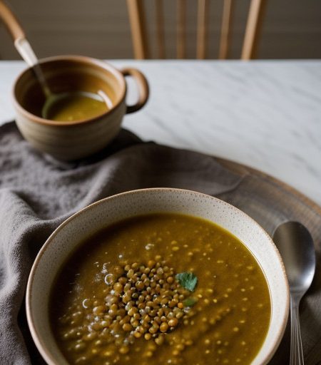 Ras Asfour (Lentil Soup recipe image