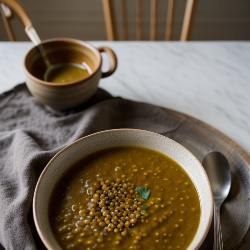 Ras Asfour (Lentil Soup recipe image