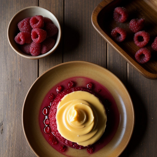 Raspberries in Honeyed Puree recipe image