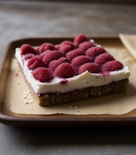 Raspberry-Almond Bars recipe image