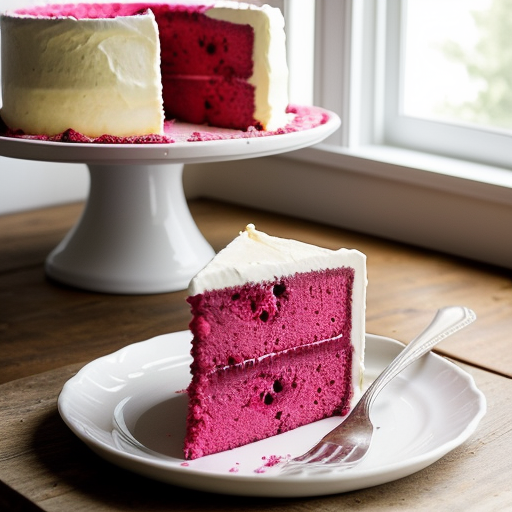 Raspberry Angel Cake recipe image