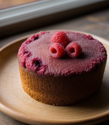 Raspberry Applesauce Coffee Cake recipe image