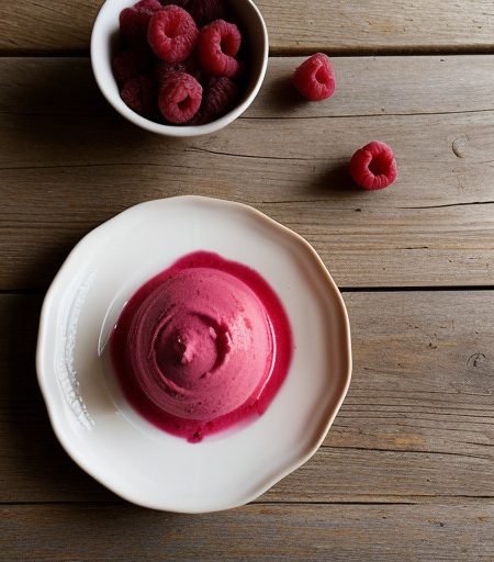 Raspberry-Beaujolais Sorbet recipe image