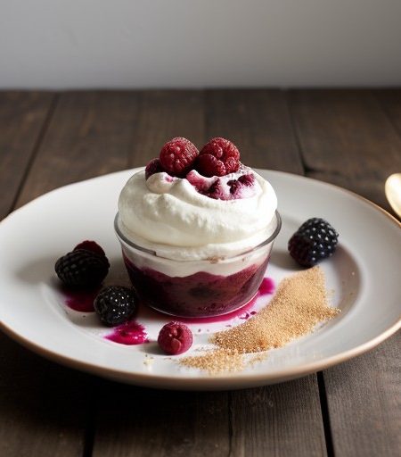 Raspberry-Blackberry Trifle recipe image