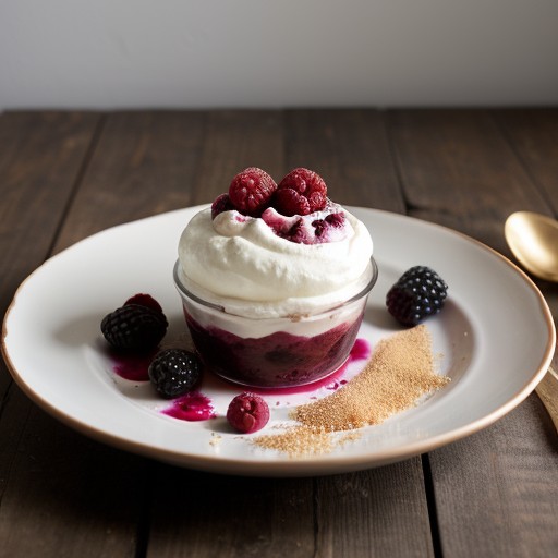 Raspberry-Blackberry Trifle recipe image