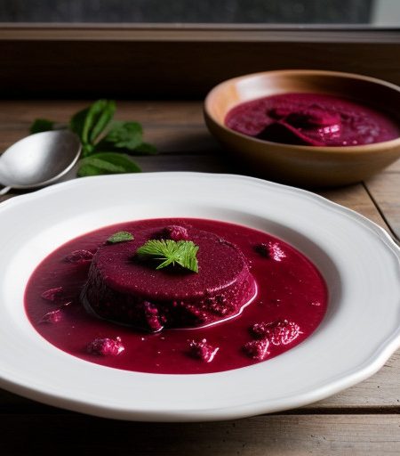 Raspberry Borscht recipe image