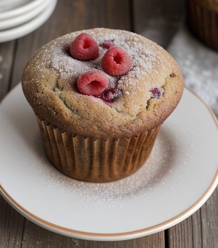 Raspberry Bran Mufffins recipe image