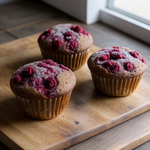 Raspberry Bran Muffins recipe image