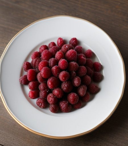 Raspberry Brandied Cranberries recipe image