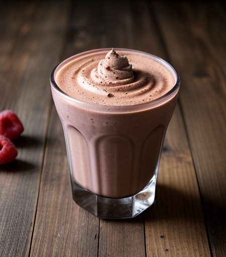 Raspberry Cappuccino Smoothie recipe image