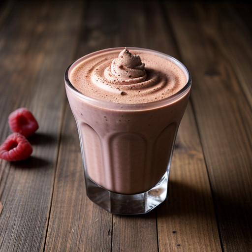 Raspberry Cappuccino Smoothie recipe image
