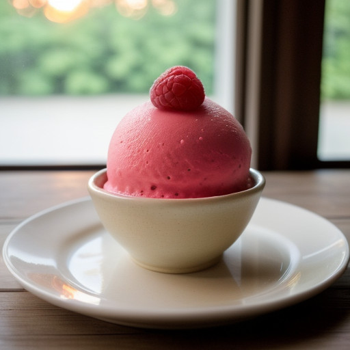 Raspberry-Champagne Sorbet recipe image