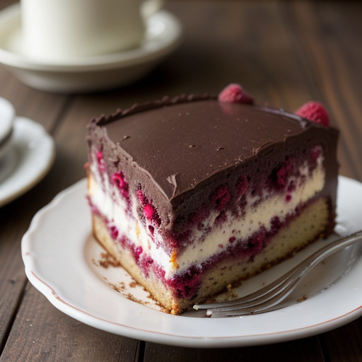 Raspberry-Chocolate Coffee Cake recipe image