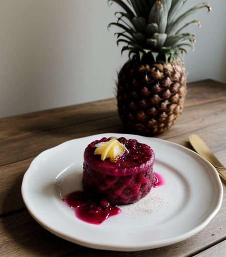 Raspberry Cranberry Holiday Ring recipe image