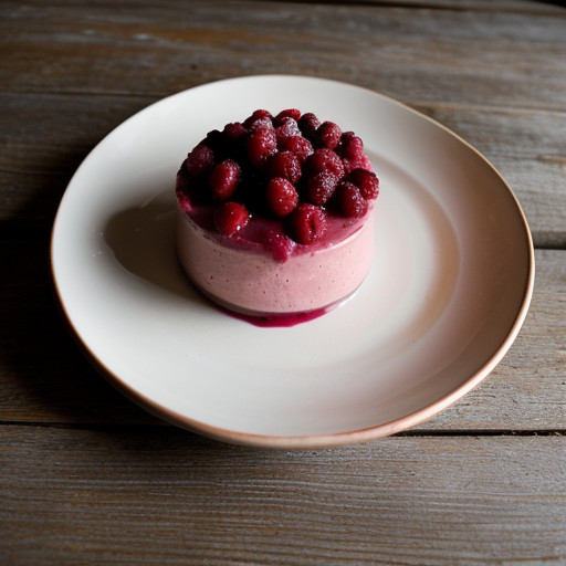 Raspberry Cranberry Mousse recipe image