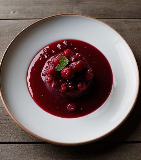 Raspberry Currant Coulis (Rodegruett recipe image