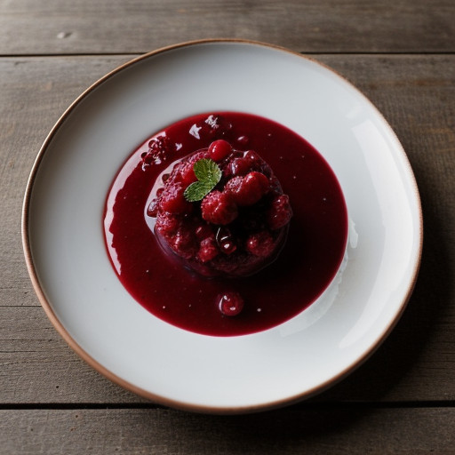 Raspberry Currant Coulis (Rodegruett recipe image