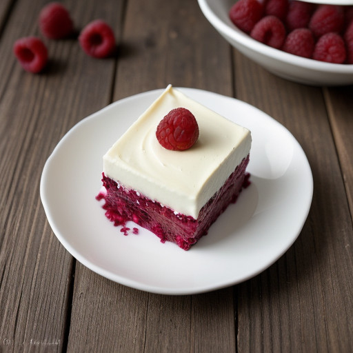 Raspberry Divinity Squares recipe image