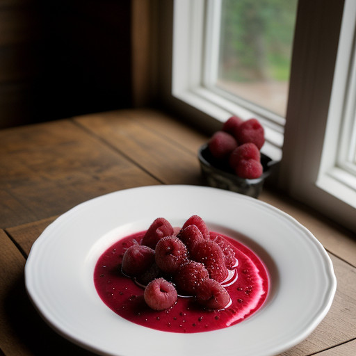 Raspberry Fruit Fondue recipe image