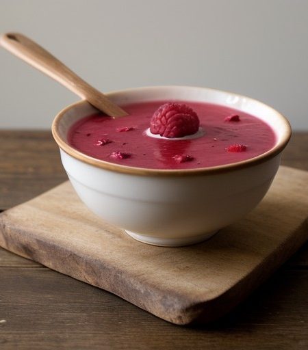Raspberry Fuchsia Soup recipe image