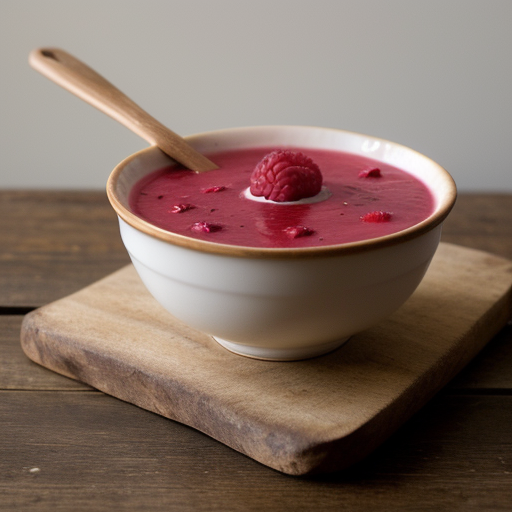 Raspberry Fuchsia Soup recipe image
