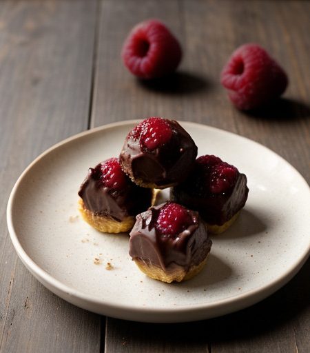 Raspberry Fudge Balls recipe image