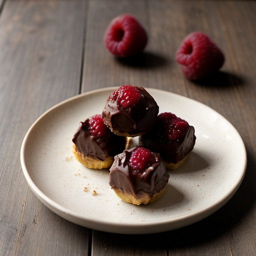 Raspberry Fudge Balls recipe image