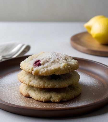 Raspberry Hazelnut Cookies recipe image