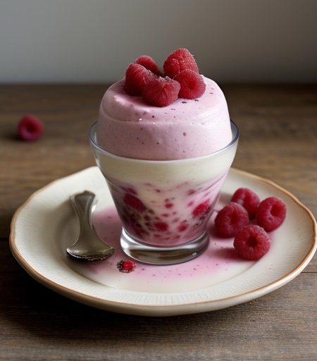 Raspberry-Honeydew Parfaits (3.5 PTS recipe image