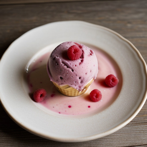 Raspberry Ice Cream recipe image