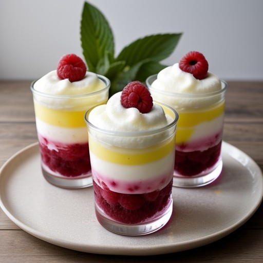 Raspberry Lemon Parfaits (4 PTS recipe image