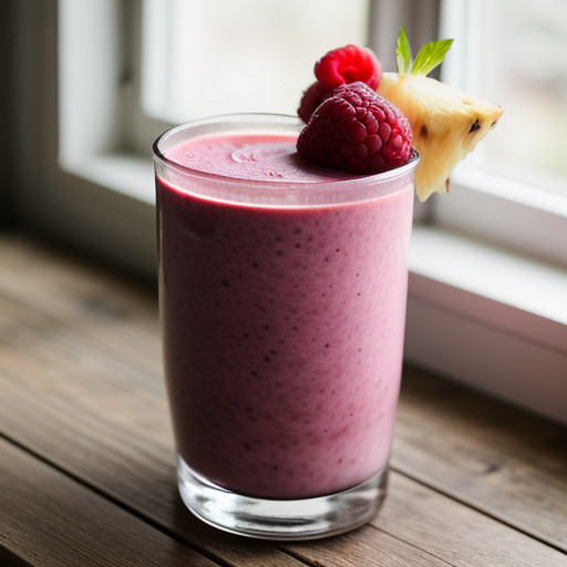 Raspberry Lemon Smoothie recipe image