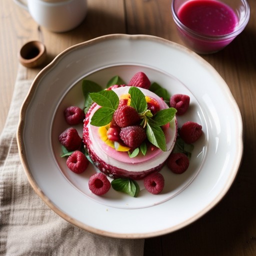 Raspberry Lusclous Gelatln Salad recipe image