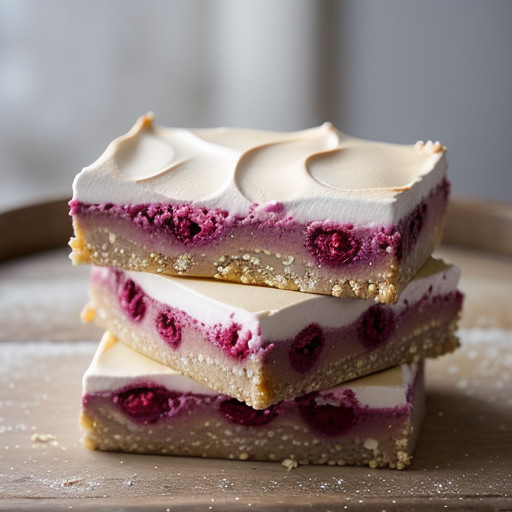 Raspberry Meringue Bars recipe image