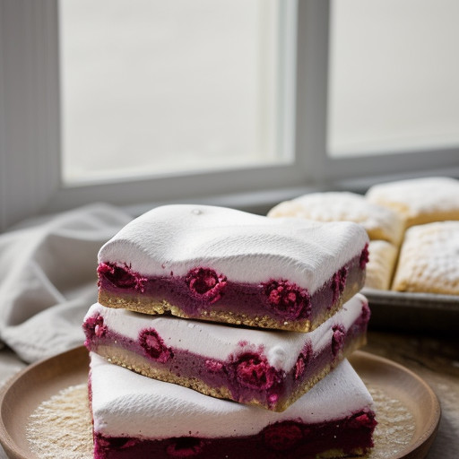 Raspberry Meringue Bars recipe image