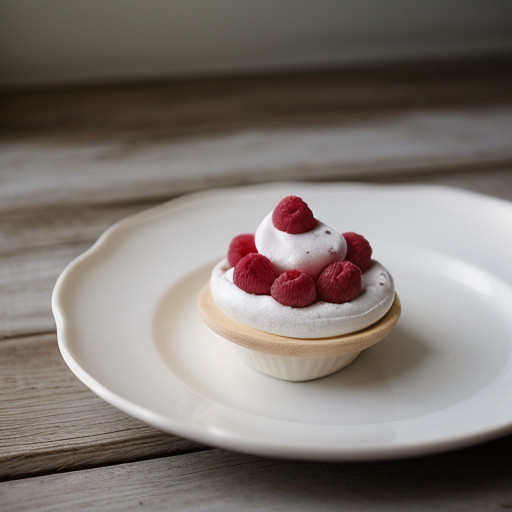 Raspberry Meringue Shells recipe image