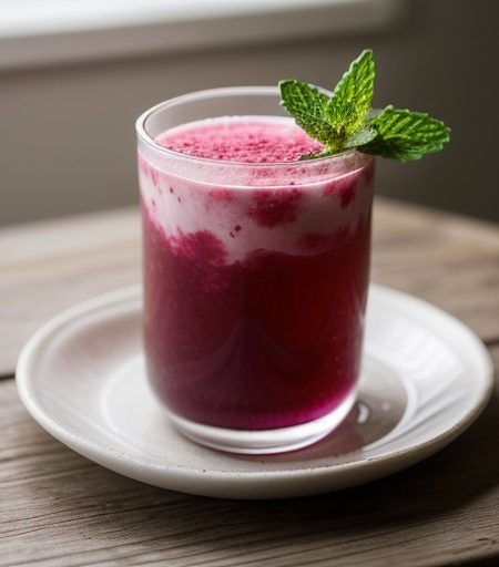 Raspberry Mint Tea Cooler recipe image