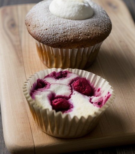 Raspberry Muffins - Diet recipe image