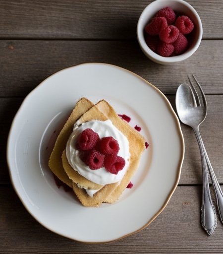 Raspberry Napoleon recipe image