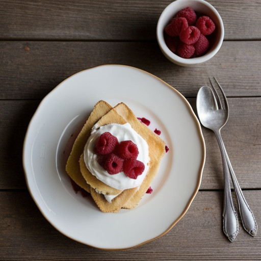 Raspberry Napoleon recipe image