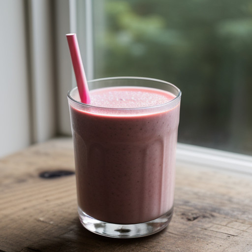 Raspberry Peach Smoothie recipe image