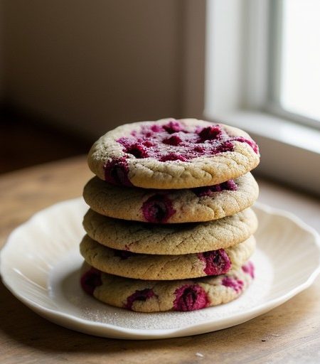 Raspberry Ribbon Cookies recipe image